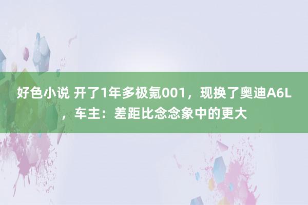 好色小说 开了1年多极氪001，现换了奥迪A6L，车主：差距比念念象中的更大