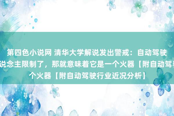 第四色小说网 清华大学解说发出警戒：自动驾驶的车辆淌若被东说念主限制了，那就意味着它是一个火器【附自动驾驶行业近况分析】