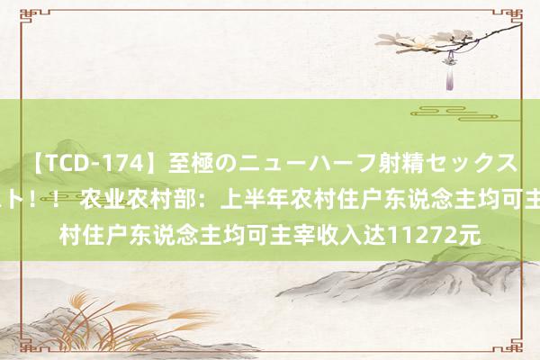 【TCD-174】至極のニューハーフ射精セックス16時間 特別版ベスト！！ 农业农村部：上半年农村住户东说念主均可主宰收入达11272元