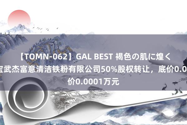 【TOMN-062】GAL BEST 褐色の肌に煌く汗 上海宝武杰富意清洁铁粉有限公司50%股权转让，底价0.0001万元